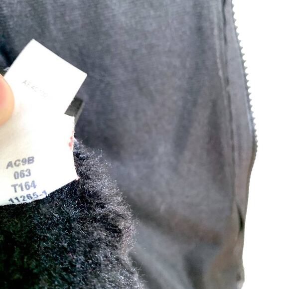 The North Face Summit Series Denali Full Zip Furry Fuzzy Jacket Black Small - Picture 11 of 11